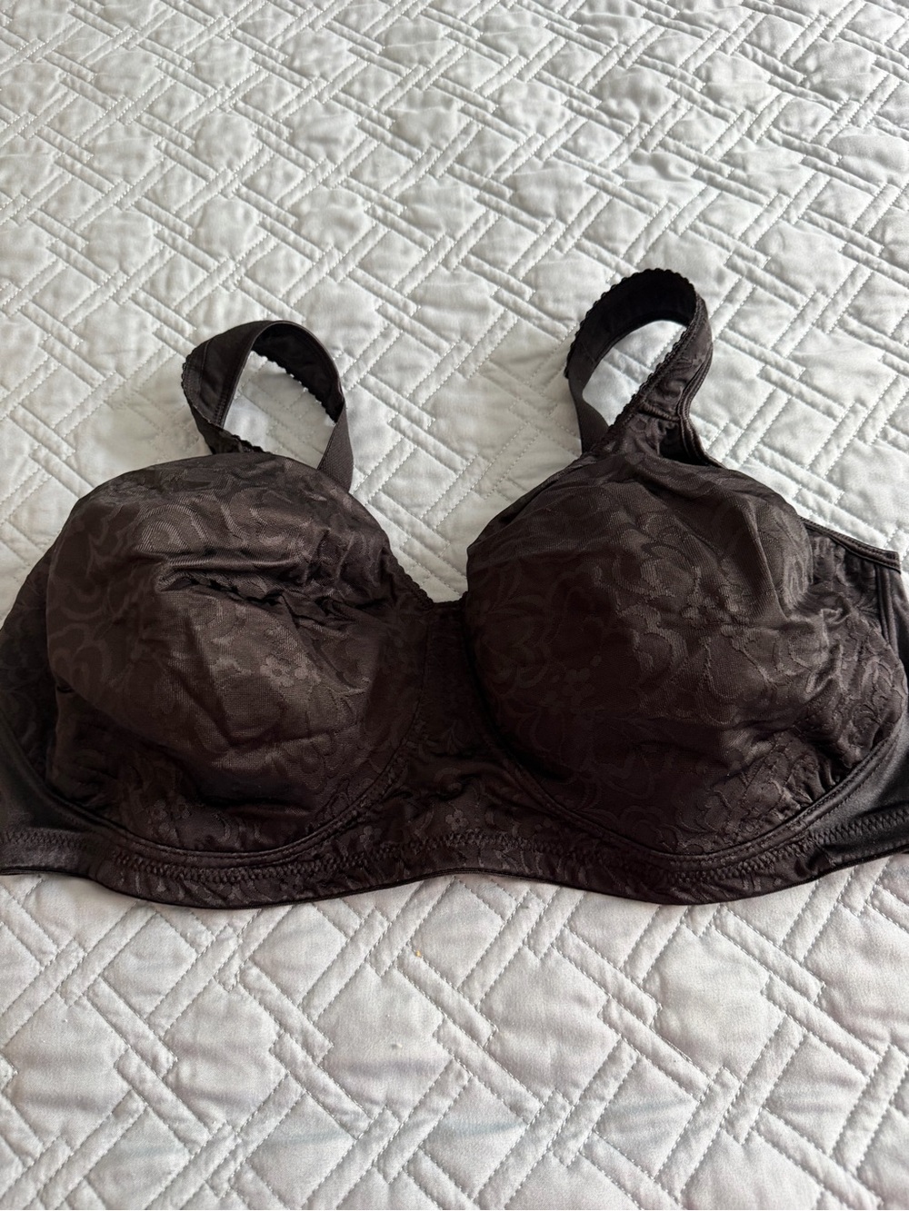 Playtex Black Lace Full Coverage Bra